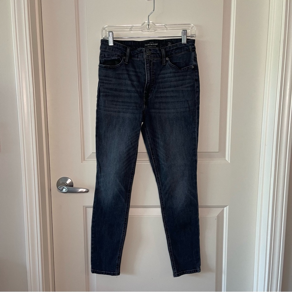 Lucky Brand Skinny Lolita Ankle Cheville Jeans Dark Wash
